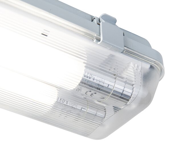 Plafoniera TL grigia incl. LED 15W 2250 lm 4000K IP65 - Base