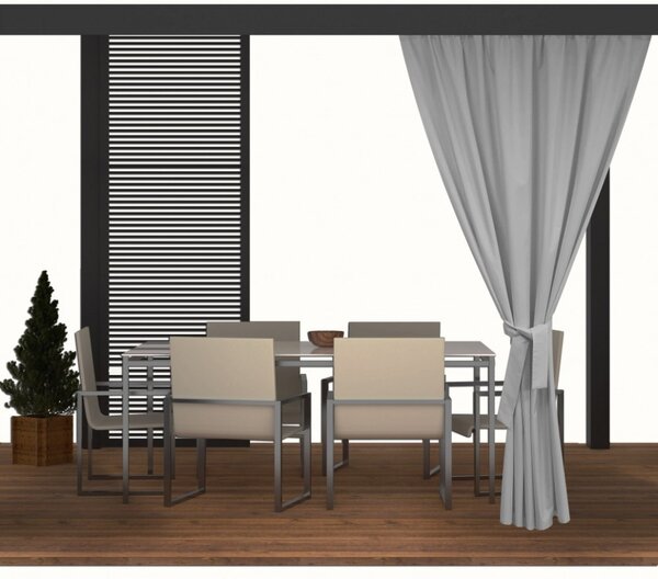 Tenda da giardino sulla terrazza MIG03 grigio chiaro