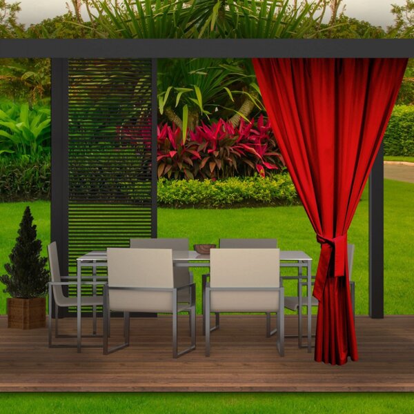 Tenda da giardino sulla terrazza MIG10 rosso