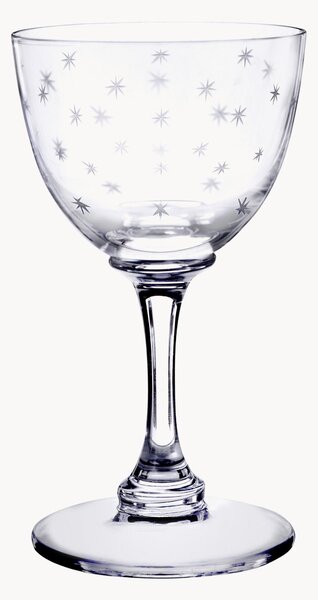 Set di 6 bicchieri da liquore in cristallo soffiato Stars