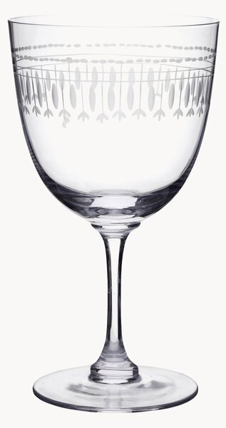 Set di 4 bicchieri da vino in cristallo soffiato Ovals