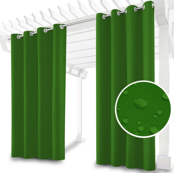 Tenda da giardino su anelli sulla terrazza MIG31 verde