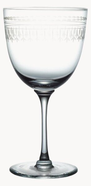 Set di 2 bicchieri da vino in cristallo soffiato Ovals