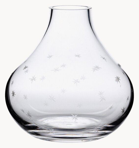 Vaso in cristallo soffiato Stars, alt. 11 cm