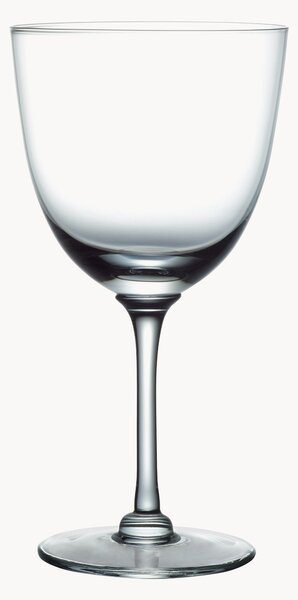 Set di 4 bicchieri da vino bianco in cristallo soffiato Classic