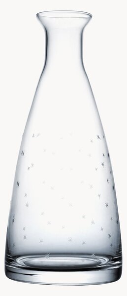 Caraffa in cristallo soffiato Stars, 850 ml