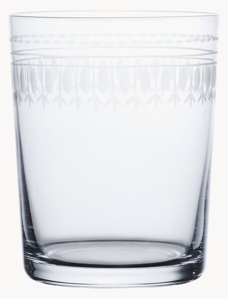 Set di 4 bicchieri in cristallo soffiato Ovals