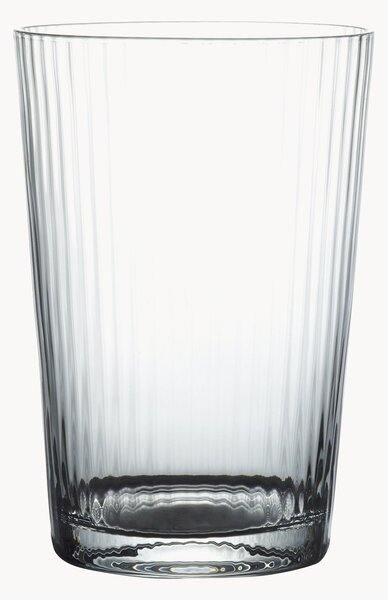 Set di 4 bicchieri in cristallo soffiato Ripple