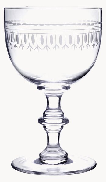 Set di 4 calici in cristallo soffiato Ovals
