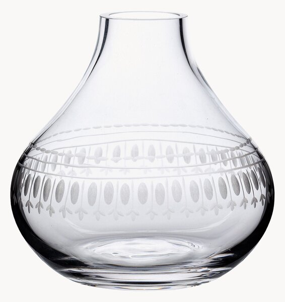 Vaso in cristallo soffiato Ovals, alt. 11 cm