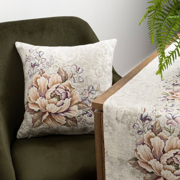 Federa cuscino gobelin 42x42 cm Chenille 1182