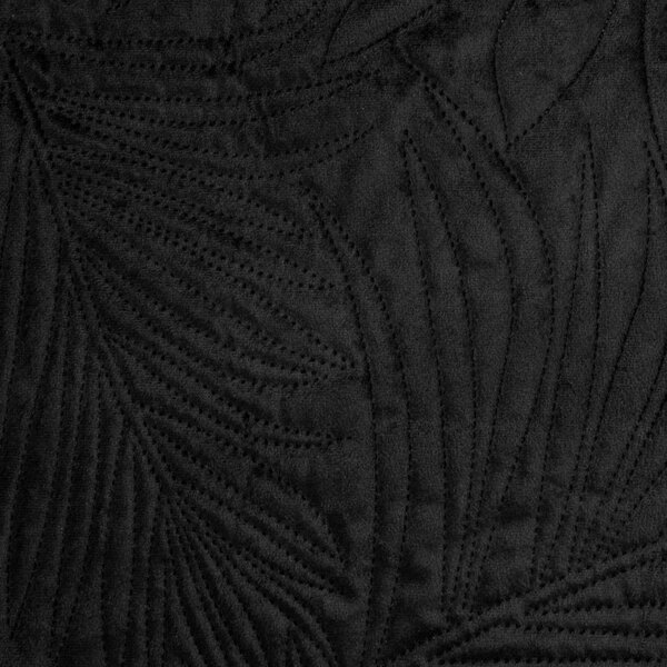 Copriletto in velluto Luiz4 nero new