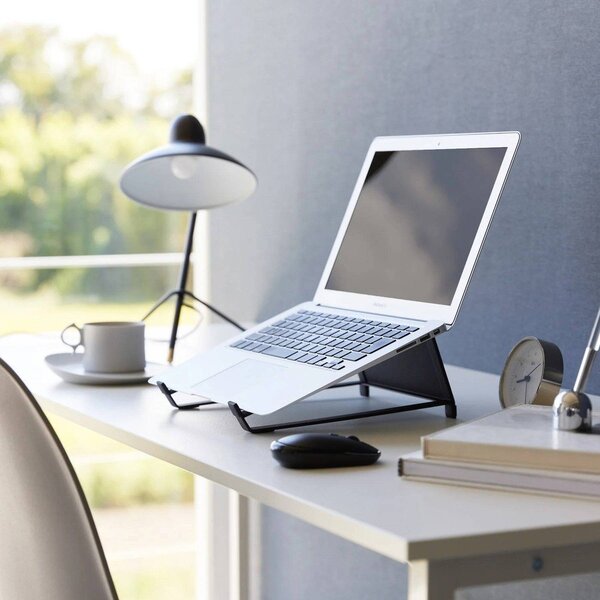 Supporto per laptop nero in metallo Tower – YAMAZAKI