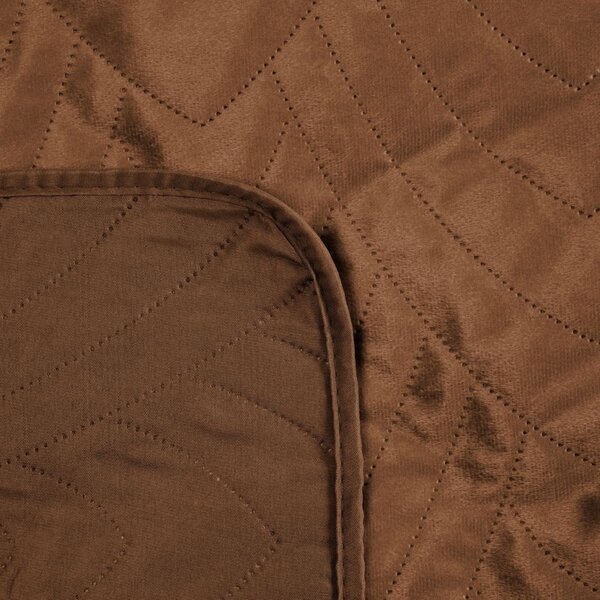 Copriletto in velluto Luiz6 mattone new