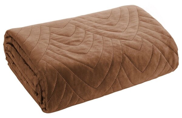 Copriletto in velluto Luiz6 mattone new
