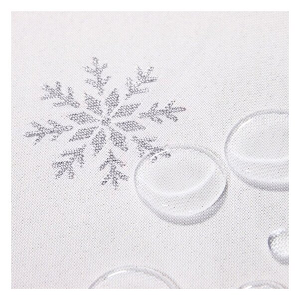 Sottopiatto con zirconi 45x30 cm bianco