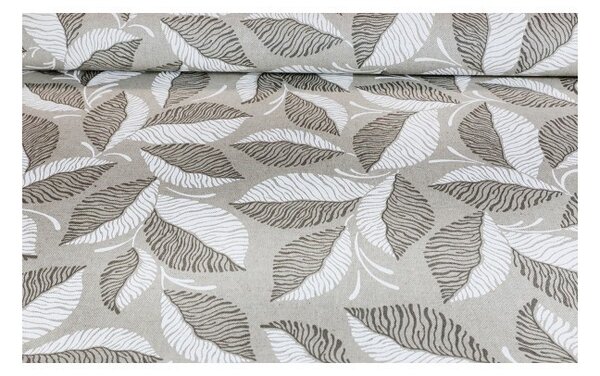 Runner foglie beige 50x150 cm
