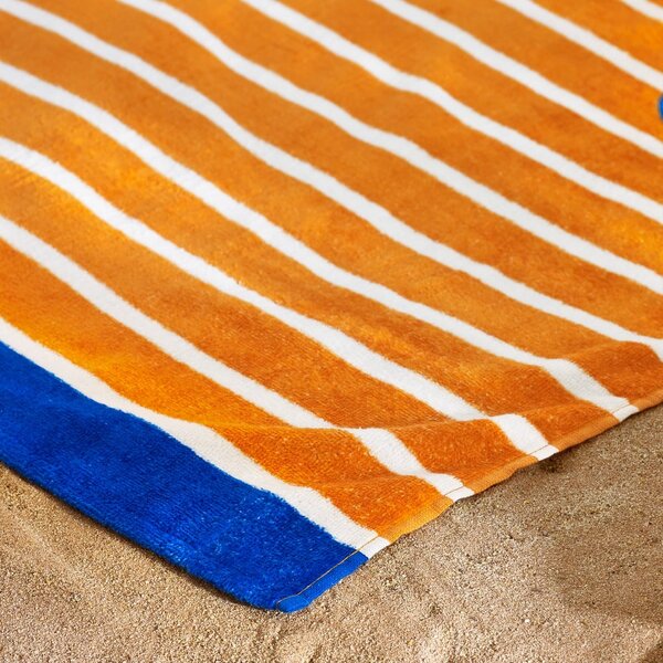 Telo mare arancione in cotone 76x160 cm Hot Dog – Catherine Lansfield