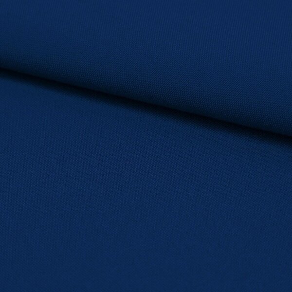 Tessuto tinta unita Panama stretch MIG69 blu navy, altezza 150 cm