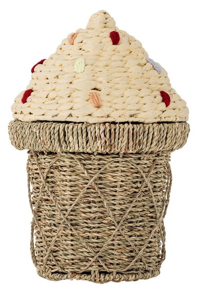 Cesta per giochi da bambino di colore naturale in erba marina ø 28x41 cm Cillie – Bloomingville Mini