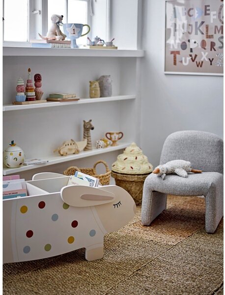 Cesta per giochi da bambino di colore naturale in erba marina ø 28x41 cm Cillie – Bloomingville Mini