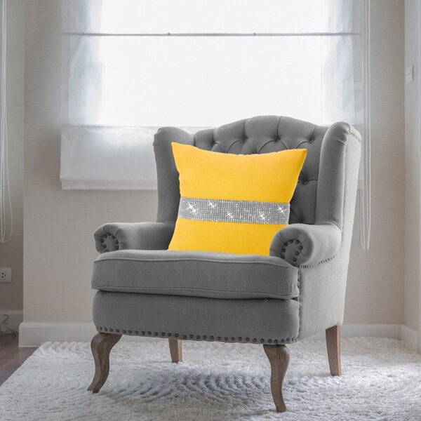Federa con zirconi giallo