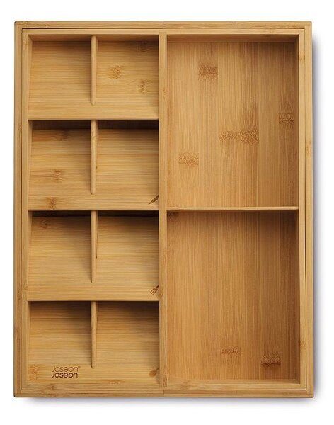 Portaposate regolabile di colore naturale in bambù 32 x 40 cm DrawerStore Bamboo – Joseph Joseph