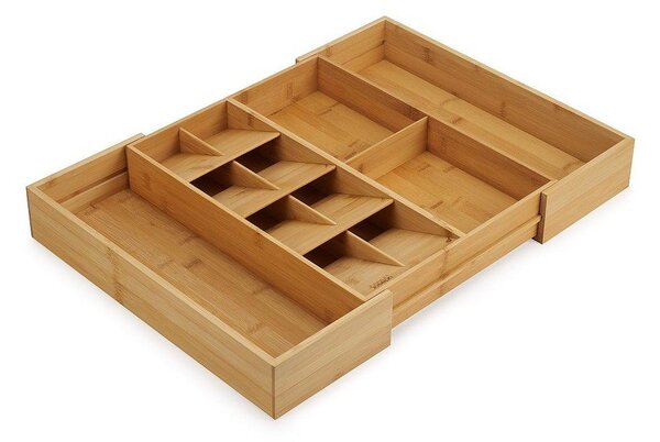 Portaposate regolabile di colore naturale in bambù 32 x 40 cm DrawerStore Bamboo – Joseph Joseph