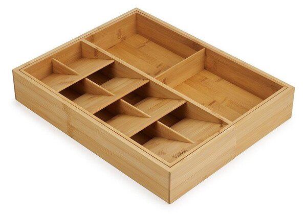 Portaposate regolabile di colore naturale in bambù 32 x 40 cm DrawerStore Bamboo – Joseph Joseph