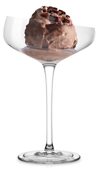 Eva Solo Calice da Vino Champagne Coupe 20cl Vetro Soffiato a Bocca Bordo Angolato