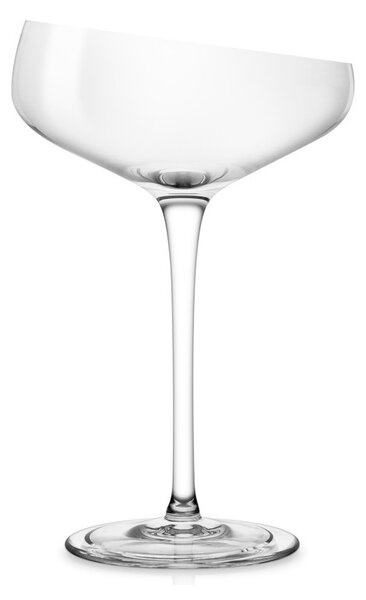 Eva Solo Calice da Vino Champagne Coupe 20cl Vetro Soffiato a Bocca Bordo Angolato