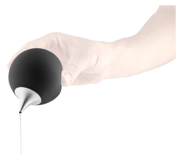 Eva Solo Dispenser Sapone Black Silicone Compatto Stabile Facile da Usare e Ricaricare