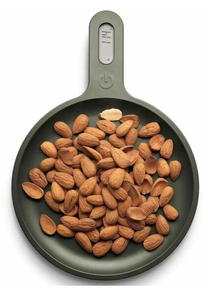 Eva Solo Bilancia da Cucina Green Tools Elettronica Max10Kg Frazione 1g Peso in g lb oz ml