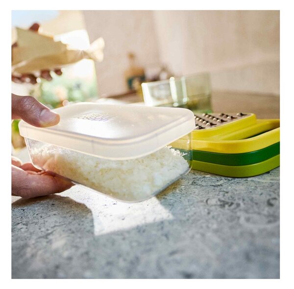 Joseph Joseph Multi-Grate & Store 3-in-1 Grate Set Grattugia 3in1 con Contenitore