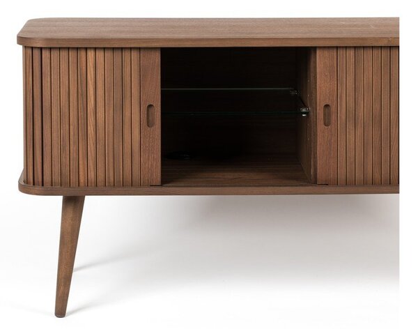 Cassettiera marrone con ante scorrevoli Barbier - Zuiver