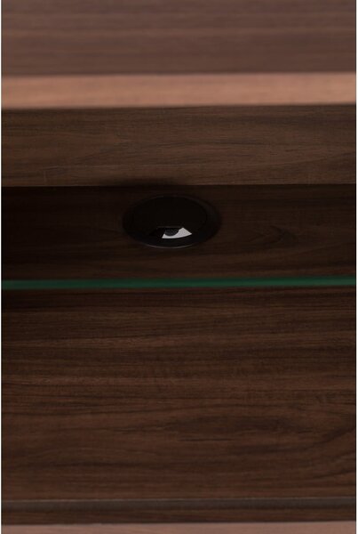 Cassettiera marrone con ante scorrevoli Barbier - Zuiver