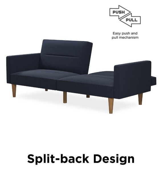 Divano letto blu scuro Mainstays - Støraa