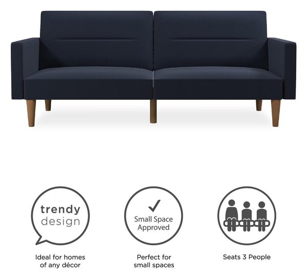 Divano letto blu scuro Mainstays - Støraa