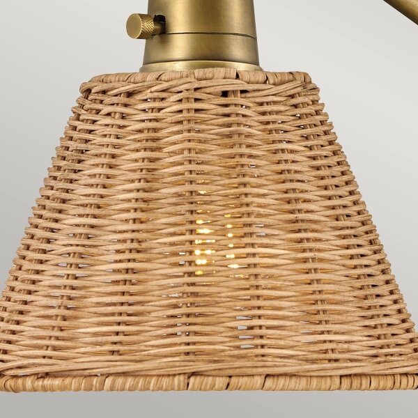 Hinkley HK-ARTI-1W-HB-NR Faretto da parete ARTI 1xE27/60W/230V, finitura oro/marrone