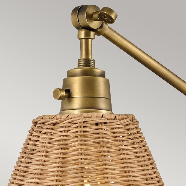 Hinkley HK-ARTI-1W-HB-NR Faretto da parete ARTI 1xE27/60W/230V, finitura oro/marrone