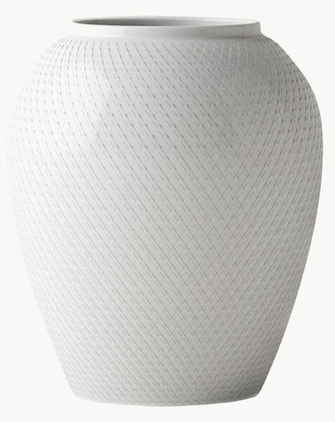 Vaso in porcellana fatto a mano Rhombe, alt. 25 cm