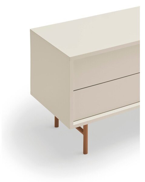 Tavolo TV in mattone/beige 180x56 cm Nube - Teulat