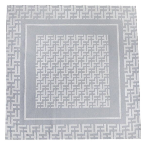 Tovaglia Gobelin Glamour grigio 90x90 cm Chenille IT105