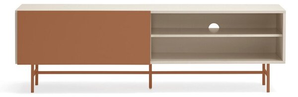Tavolo TV in mattone/beige 180x56 cm Nube - Teulat