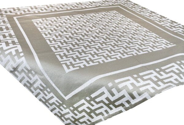 Tovaglia Gobelin Glamour beige 90x90 cm Chenille IT105