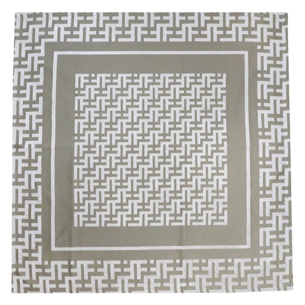 Tovaglia Gobelin Glamour beige 90x90 cm Chenille IT105