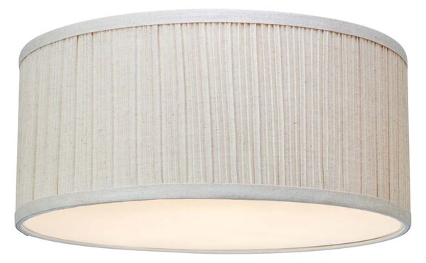 Plafoniera beige con paralume in tessuto Lux – Markslöjd