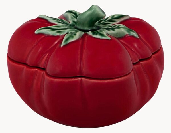 Ciotola con coperchio dipinta a mano Tomato