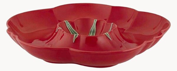 Piatto da portata dipinto a mano Tomato