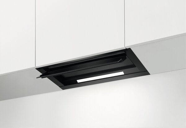 Aeg Cappa Cucina Aspirante Sottopensile Incasso Larghezza 60 cm Profondit 30 cm Classe A+ Anticondensa colore Nero - NDE566DB Serie 5000 Extractor